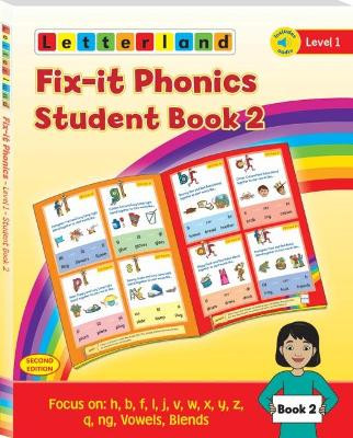 Fix-it Phonics - Level 1 - Student Book 2 (2nd Edition) by Lisa Holt 9781782483762