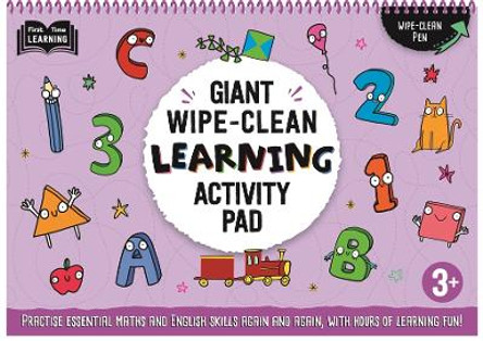 3+ Giant Wipe-Clean Learning Activity Pad by Autumn Publishing 9781837951246