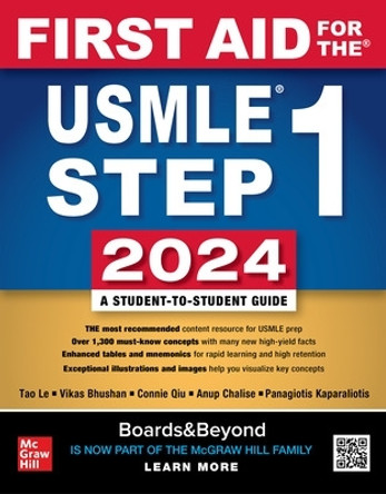 First Aid for the USMLE Step 1 2024 by Tao Le 9781266077203