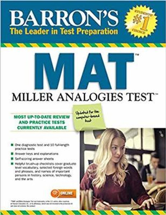MAT: Miller Analogies Test by Karin Sternberg 9781438009544
