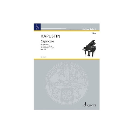 Kapustin: Capriccio Op. 146 for Piano 4 Hands by Nikolai Kapustin 9781705199732