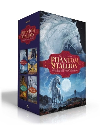Phantom Stallion Wild and Free Collection (Boxed Set): The Wild One; Mustang Moon; Dark Sunshine; The Renegade by Terri Farley 9781665958226