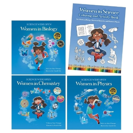 Women in Science Paperback Book Set with Coloring and Activity Book by Mary Wissinger 9781958629024