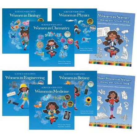 Women in Stem Paperback Book Set with Coloring and Activity Books by Mary Wissinger 9781958629086