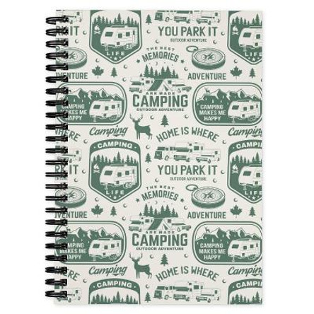 Camping Journal & RV Travel Logbook, Camper Green: Campsite Caravan Holiday Record & Adventure Travel Notebook by Enchanted Willow 9781959106807