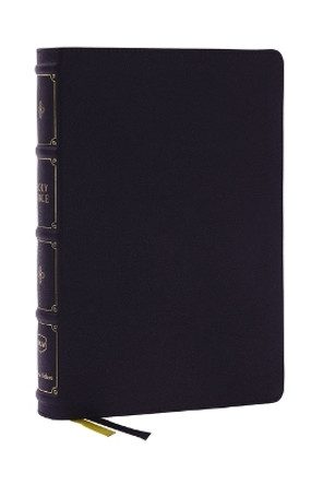 NKJV, Large Print Thinline Reference Bible, Blue Letter, Maclaren Series, Leathersoft, Black, Thumb Indexed, Comfort Print: Holy Bible, New King James Version by Thomas Nelson 9780785297765