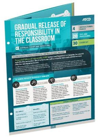 Gradual Release of Responsibility in the Classroom: Quick Reference Guide by Douglas Fisher 9781416623144