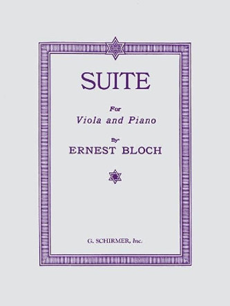 Suite by Ernst Bloch 9781495023538