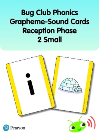 Bug Club Phonics Grapheme-Sound Cards Reception Phase 2 Small (A13) by Rhona Johnston 9781292439839