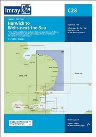 Imray Chart C28: Harwich to Wells-next-the-sea: 2022 by Imray 9781786794208