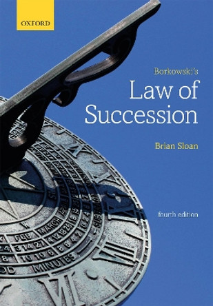 Borkowski's Law of Succession by Brian Sloan 9780198850281