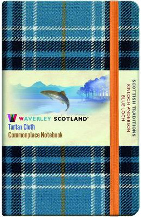 The Blue Loch Tartan: Pocket: 14 x 9cm - Waverley Scotland Tartan Cloth Commonplace Notebook/Journal by Ron Grosset 9781849345477