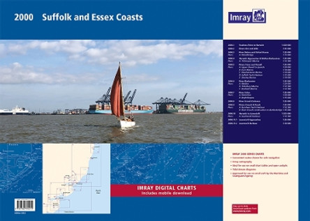 2000 Suffolk and Essex Chart Pack: Lowestoft to River Crouch: 2022 by Imray 9781786794215