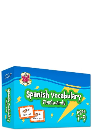 Spanish Vocabulary Flashcards for Ages 7-9 (with Free Online Audio) by CGP Books 9781789087451