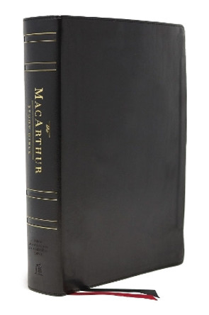 NASB, MacArthur Study Bible, 2nd Edition, Genuine Leather, Black, Comfort Print: Unleashing God's Truth One Verse at a Time by John F. MacArthur 9780785248514