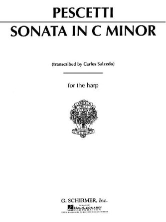 Sonata In C Minor For The Harp by G. B. Pescetti 9780793555666