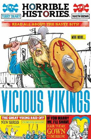Vicious Vikings (newspaper edition) by Terry Deary 9780702312618