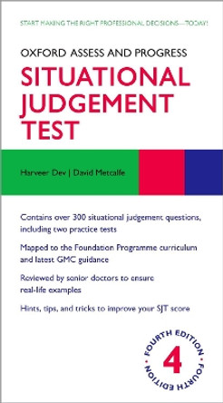 Oxford Assess and Progress: Situational Judgement Test 4e by David Metcalfe 9780192843401