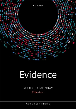 Evidence by Roderick Munday 9780192895660