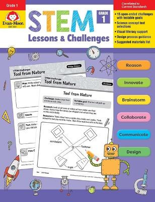 Stem Lessons and Challenges, Grade 1 by Evan-Moor 9781629388618
