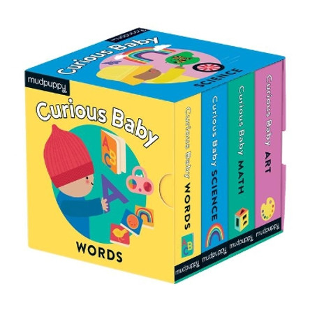 Curious Baby Board Book Set by Galison Mudpuppy 9780735374652