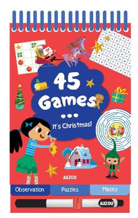 45 Games it's Christmas by Auzou Publishing 9782733861899