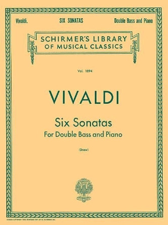 6 Sonatas by Antonio Vivaldi 9781458426574