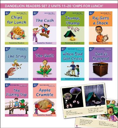 Phonic Books Dandelion Readers Set 2 Units 11-20 (Two-letter spellings sh, ch, th, ng, qu, wh, -ed, -ing, -le): Decodable books for beginner readers Two-letter spellings sh, ch, th, ng, qu, wh, -ed, -ing, le by Phonic Books 9781907170065