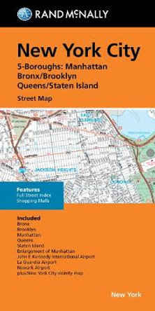 Rand McNally Folded Map: New York City 5 Boroughs Street Map by Rand McNally 9780528027475