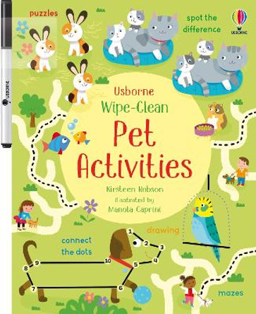 Wipe-Clean Pet Activities by Kirsteen Robson 9781805072003