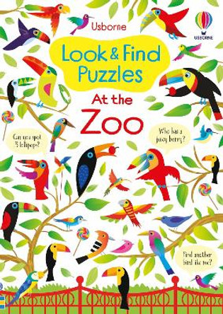 Look and Find Puzzles: At the Zoo by Kirsteen Robson 9781474985215