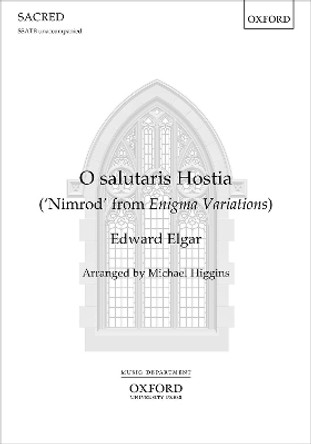 O salutaris Hostia: 'Nimrod' from Enigma Variations by Edward Elgar 9780193560819