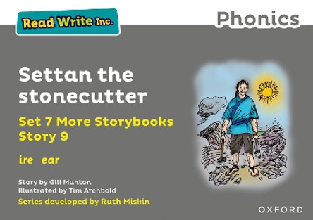 Read Write Inc. Phonics: Grey Set 7A Storybook 9 Settan the stonecutter by Gill Munton 9781382013635