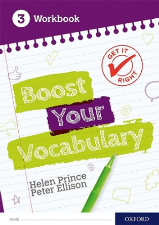 Get It Right: Boost Your Vocabulary Workbook 3 (Pack of 15) by Helen Prince 9781382014229