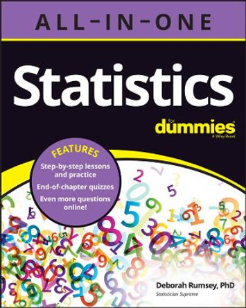 Statistics All-in-One For Dummies (+ Chapter Quizz es Online) by Rumsey