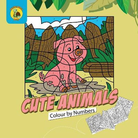 Cute Animals Colour by Numbers: Practice Learning Numbers While Having Fun Colouring! (Ages 3-5) by Talking Turtle Books 9781773801520