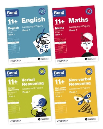 BOND 11+ English, Maths, Non-verbal Reasoning, Verbal Reasoning: Assessment Papers: 10-11 Years Bundle by Bond 11+ 9780192777379