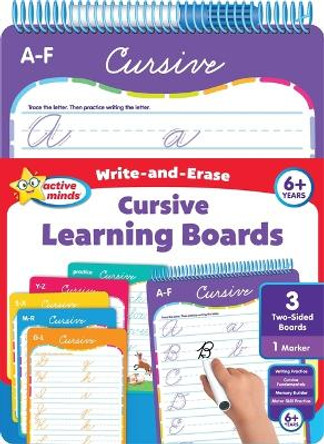 Active Minds Write-And-Erase Cursive Learning Boards by Sequoia Children's Publishing 9781642692310