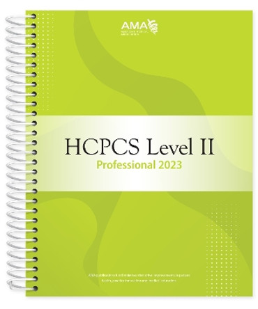 HCPCS 2023 Level II Professional Edition by American Medical Association 9781640162280
