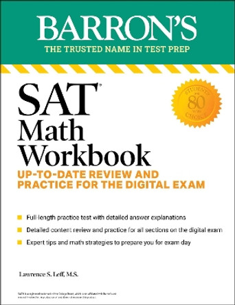 SAT Math Workbook: Up-to-Date Practice for the Digital Exam by Lawrence S. Leff 9781506291550