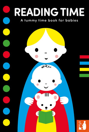 Reading Time: A high-contrast tummy time book for babies by Mama Makes Books