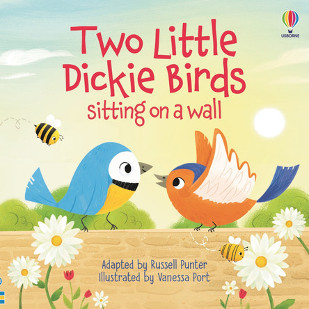 Two Little Dickie Birds sitting on a wall by Russell Punter