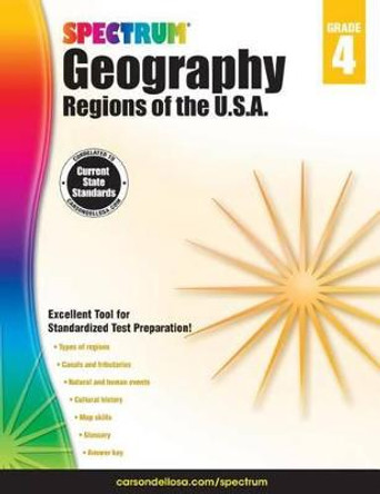 Spectrum Geography, Grade 4: Regions of the U.S.A. by Spectrum