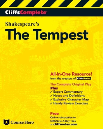 CliffsComplete Shakespeare's The Tempest by William Shakespeare 9780764585760