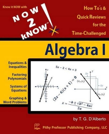 NOW 2 kNOW Algebra 1 by T G D'Alberto 9780988205444