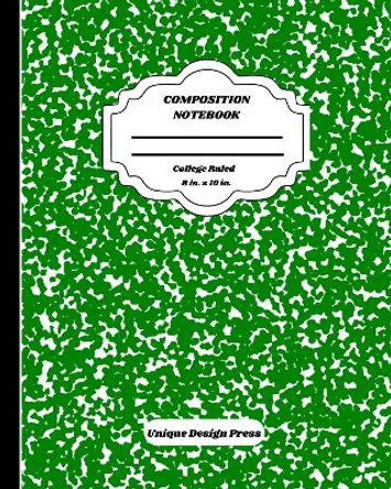 Composition Notebook Green by Andrea Clarke Pratt 9781836022954