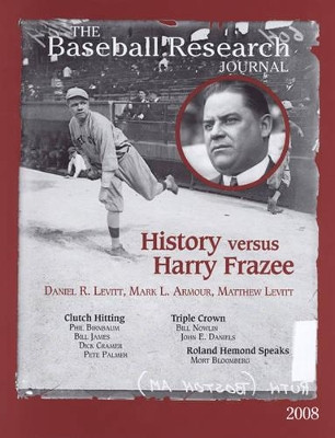 The Baseball Research Journal (BRJ), Volume 37 by Society for American Baseball Research 9781933599106
