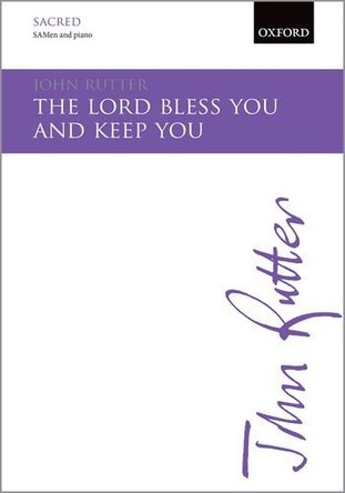 The Lord bless you and keep you by John Rutter 9780193416598