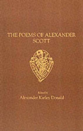 Poems Alexander Scott by A. K. Donals 9780859917377