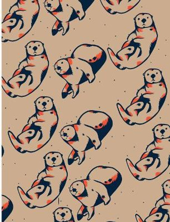 Sea Otter Patterns: Cute Otter College Ruled Line Notebook by Jen Sterling 9781073029976